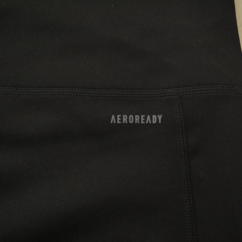 Adidas Bike Shorts Women's Size 2XL Black 3 Stripe Cycling Fitness Gym Workout - Picture 5 of 8